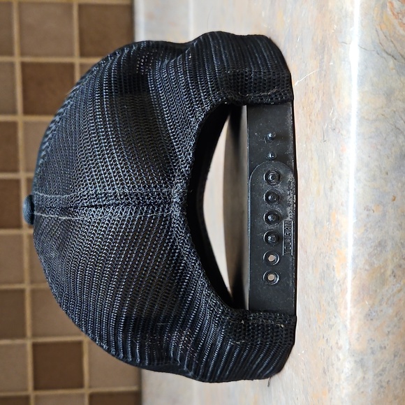 Black and Gold Trucker Hat - Picture 4 of 5